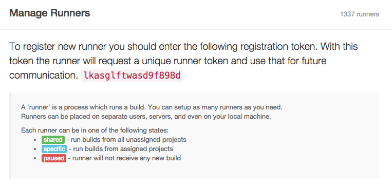 Readme · Runners · Ci · 帮助 · GitLab